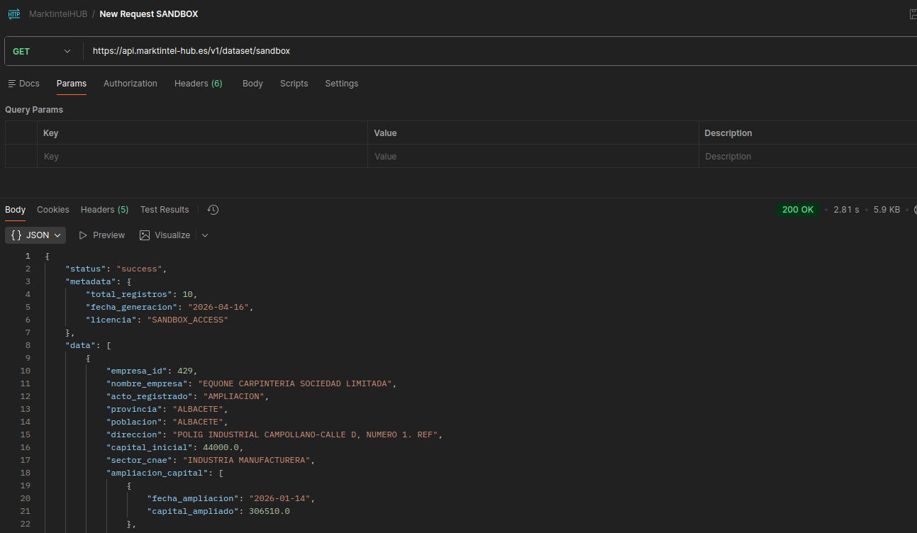 Integración de Sistemas de MarktintelHUB: Conexión mediante API REST y Automatización para CRM